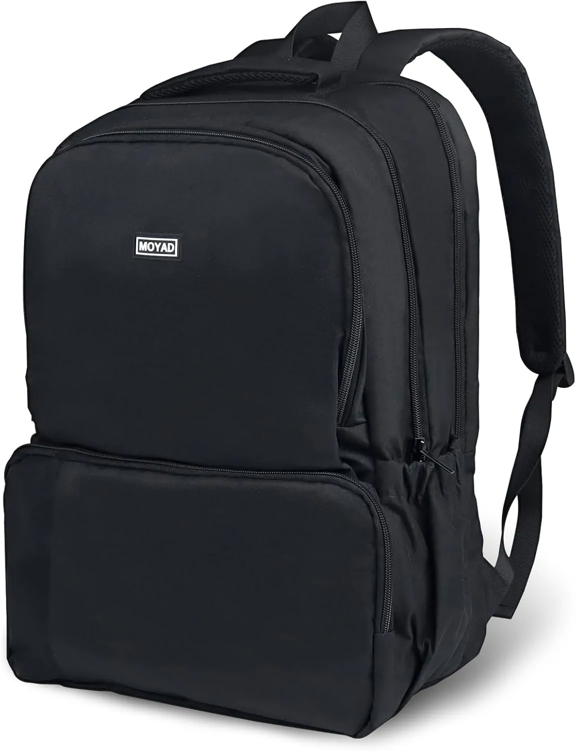 Moyad Travel Laptop Backpack Water-Repellent, Extra Large Business Computer Backpacks Daypack Airline Approved Work Bag Fit 17 Inch Laptops/Tablet for Men Women, Black