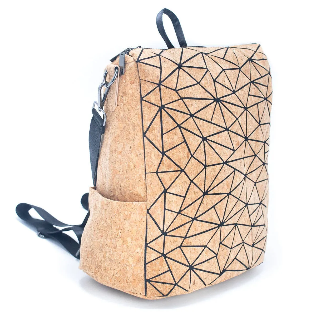 Multi-Uto Cork Utility geometry Backpack-Bag-2228