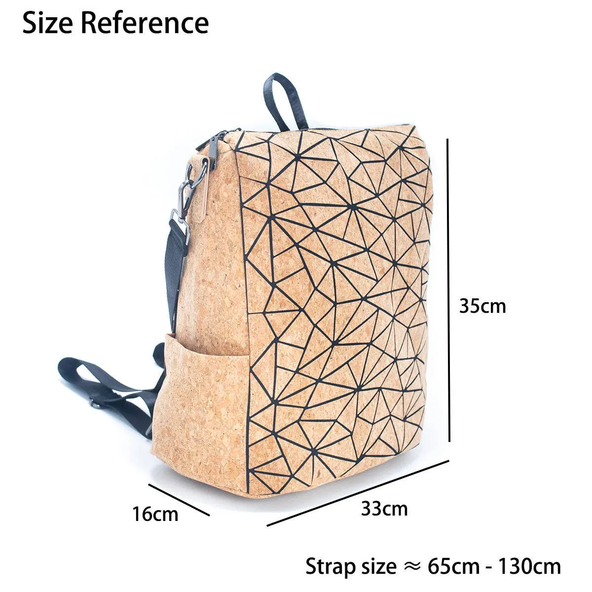 Multi-Uto Cork Utility geometry Backpack-Bag-2228