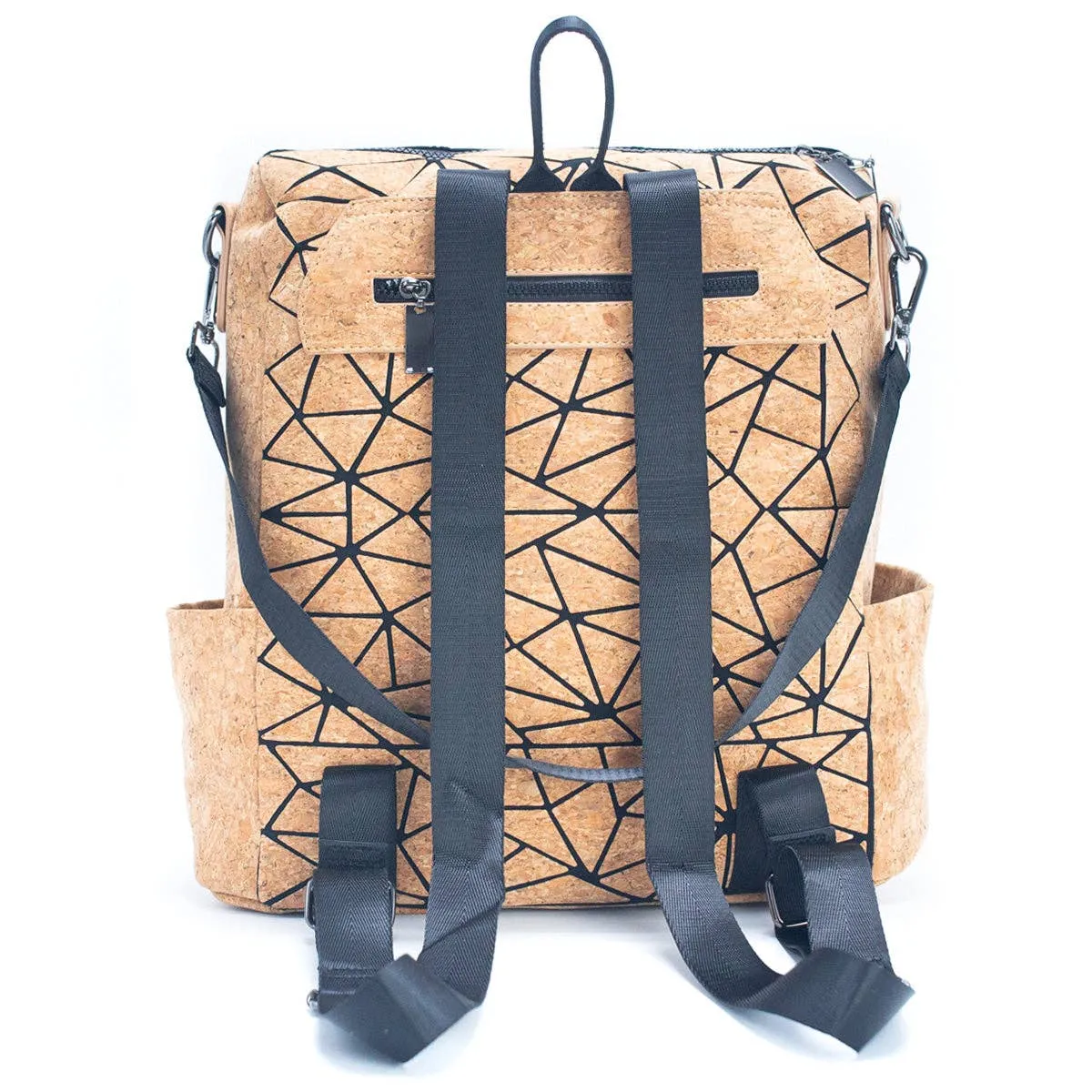 Multi-Uto Cork Utility geometry Backpack-Bag-2228
