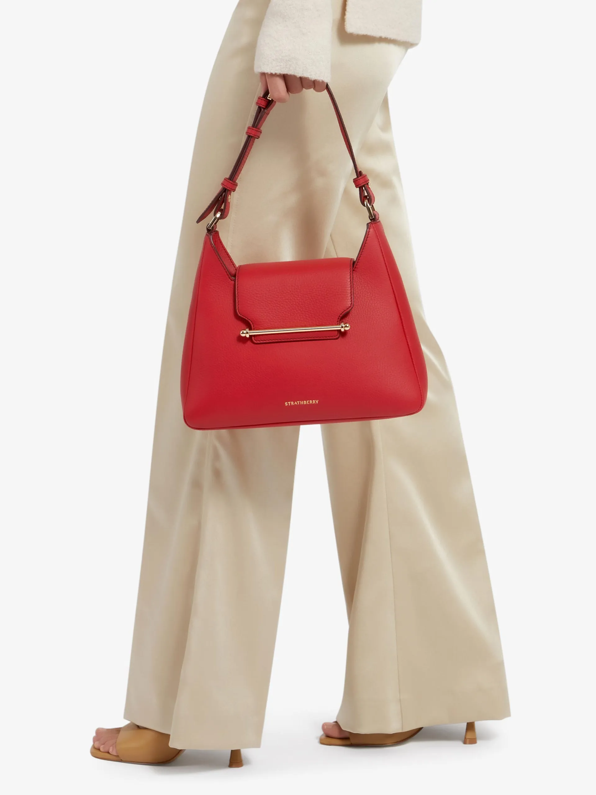 Multrees Hobo handbag in ruby red