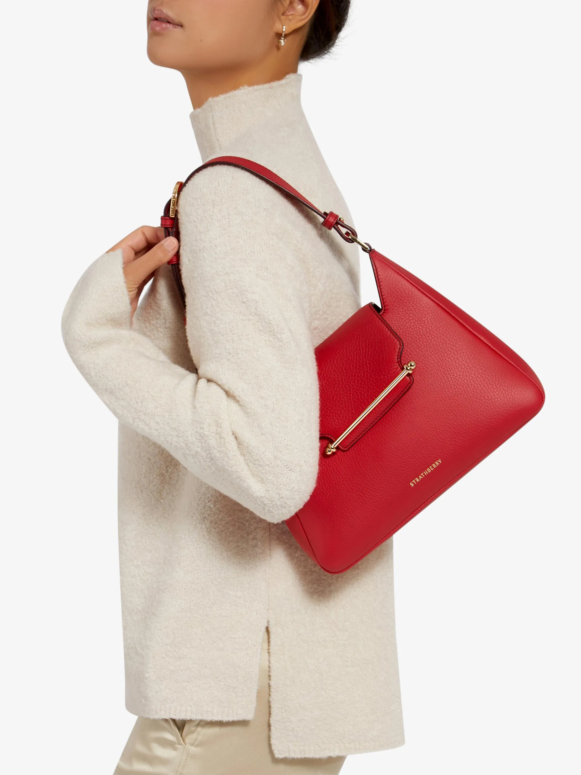 Multrees Hobo handbag in ruby red