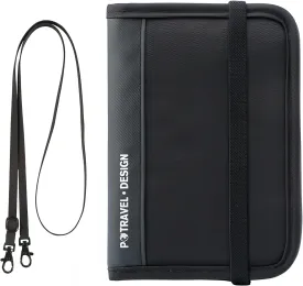 Neck Wallet Travel Pouch RFID Blocking Passport Holder Slim Passport Bag for Men/Women, Hidden Pouch for Cash, Credit Cards Waterproof Travel Wallet. E-D (Black)