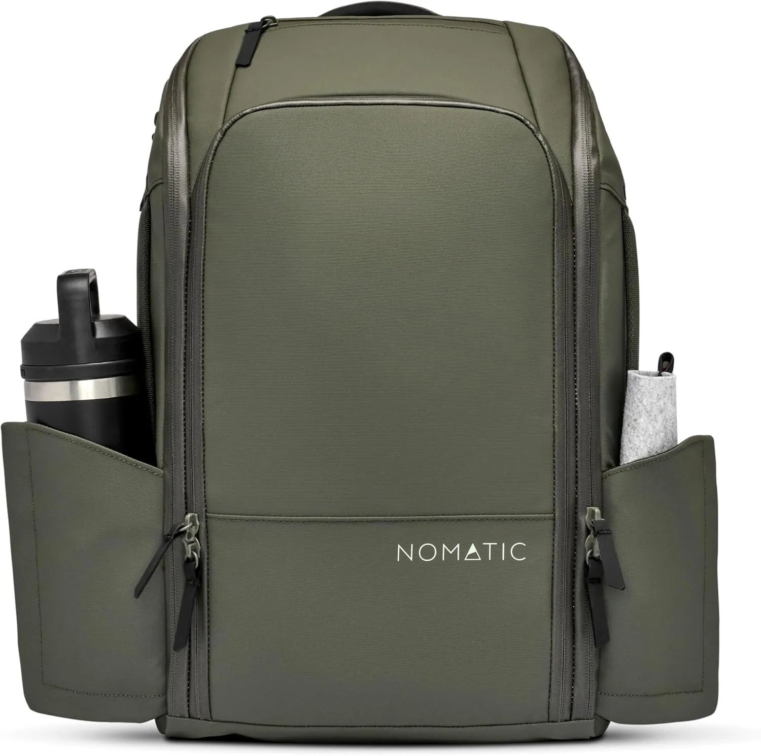 NOMATIC Backpack - 14L Water Resistant Anti Theft Backpack - Laptop Bag - Computer Backpack - Expandable Olive Backpack