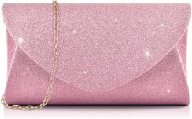 PACETAP Clutch Purses for Women, Handbags with Chain for Women Formal, Evening Bag for Wedding Party Cocktail Prom Dinner