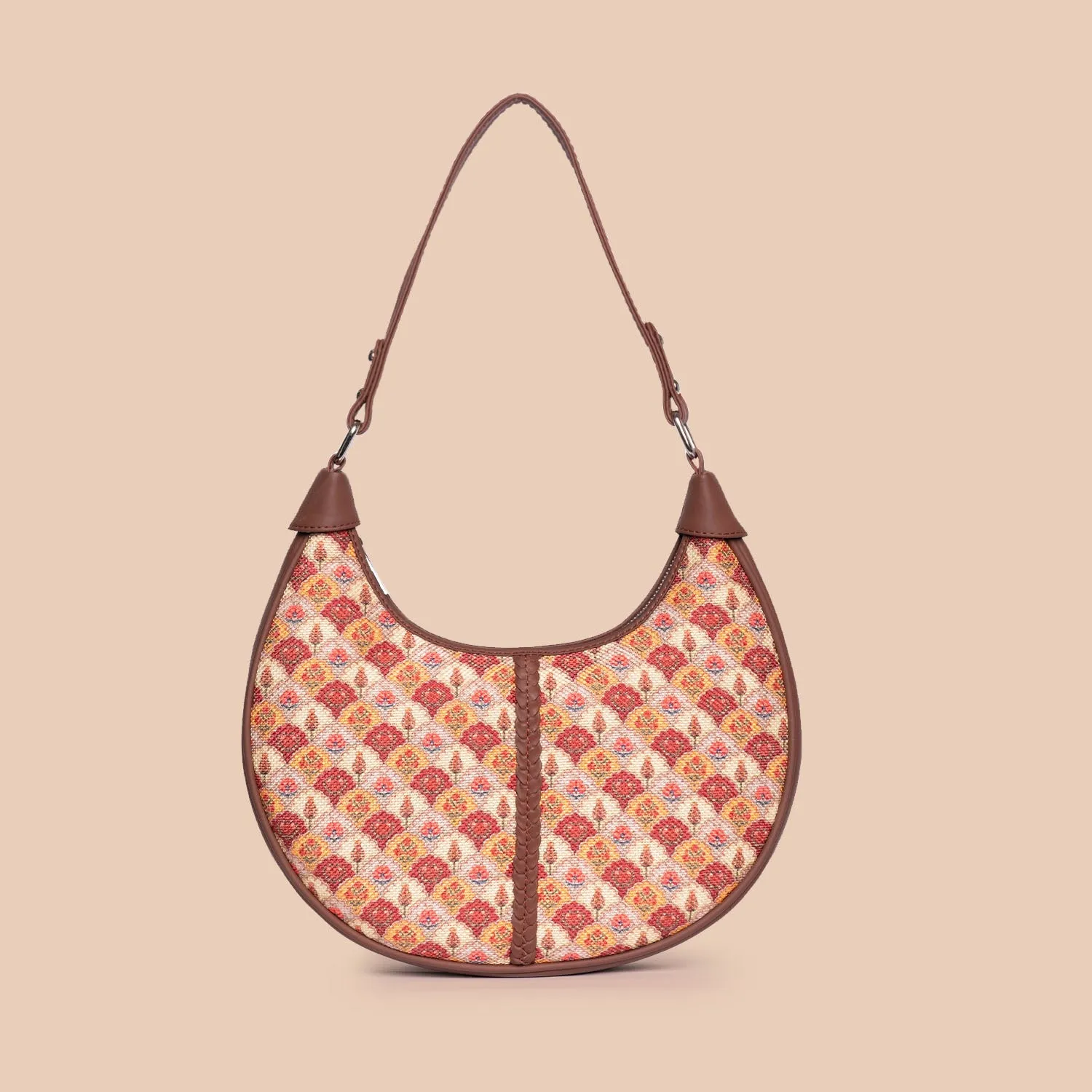 Patiala Florals Hobo Bag