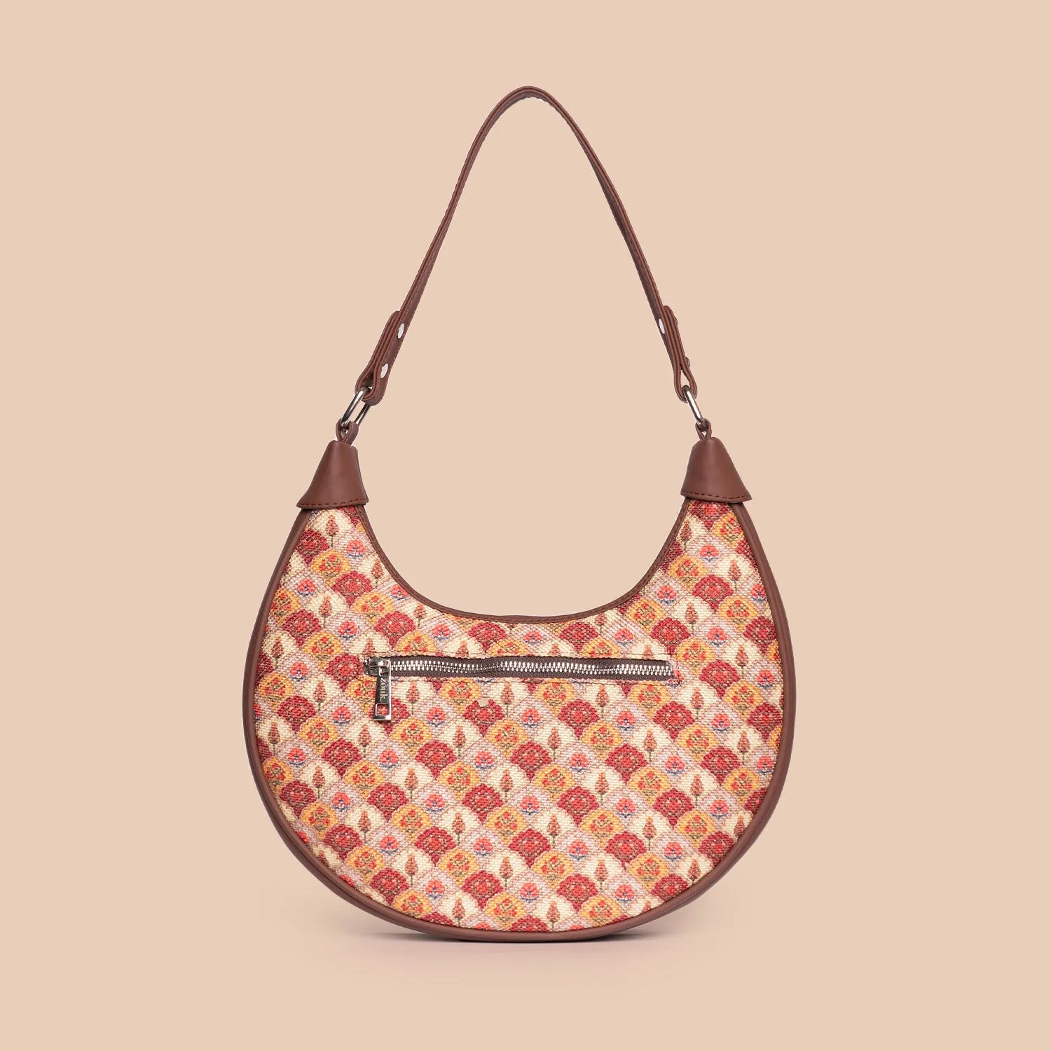 Patiala Florals Hobo Bag