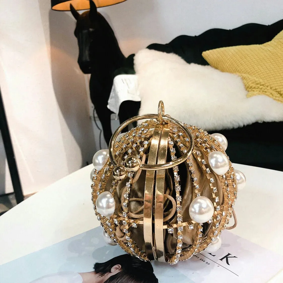 Pearl Bling Out Bag