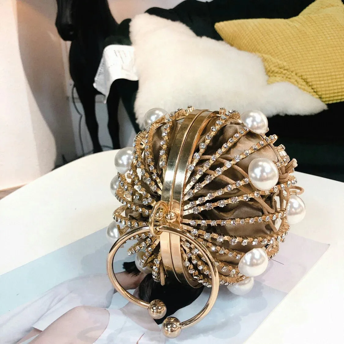 Pearl Bling Out Bag
