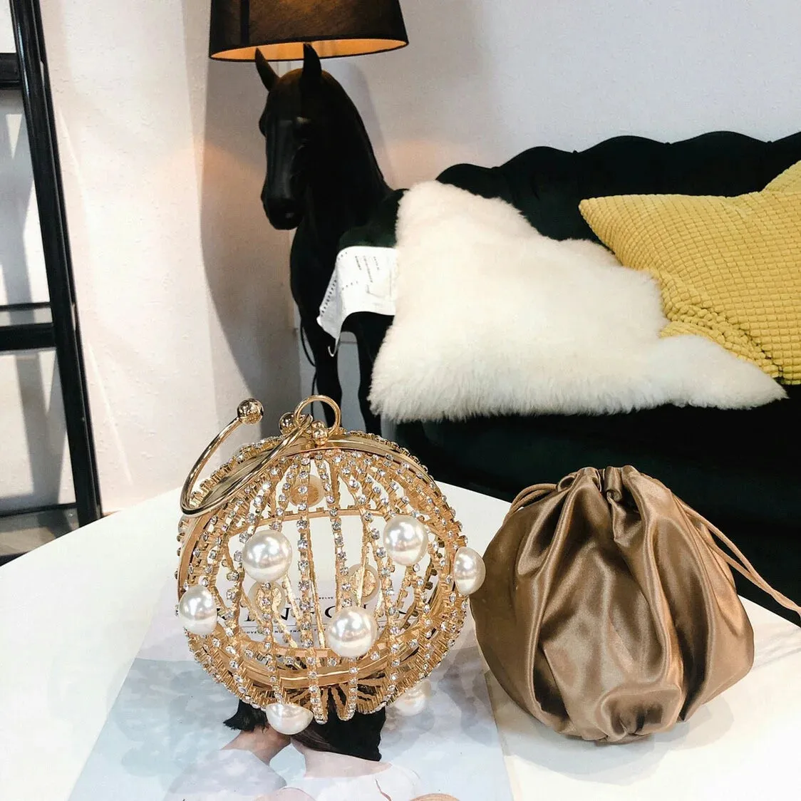 Pearl Bling Out Bag