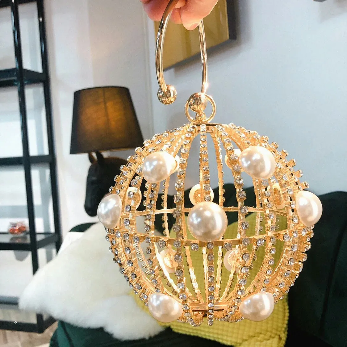 Pearl Bling Out Bag