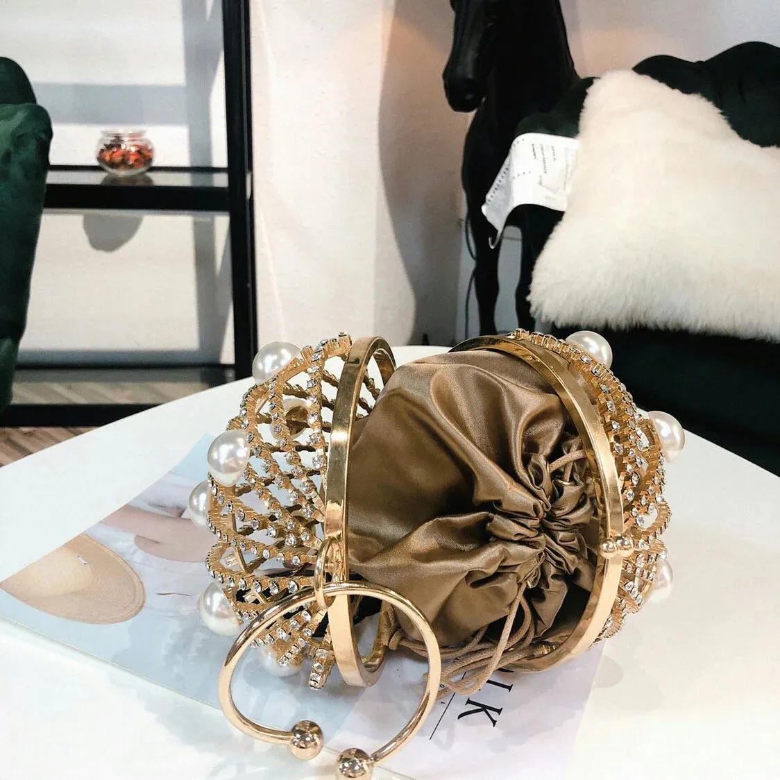 Pearl Bling Out Bag