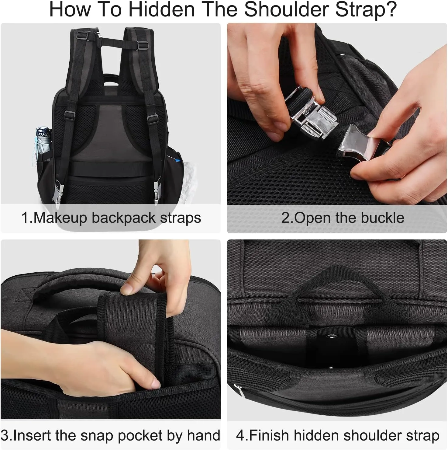 Relavel Makeup Backpack, Professional Makeup Case Extra Large Travel Train Case Makeup Bag for Women Cosmetic Organizer, Makeup Brush Storage Holder, Makeup Artist Kit, with Adjustable High Dividers