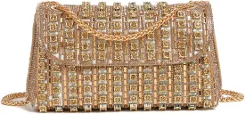 Rhinestones Clutch Purses for Women Chain Shoulder Bags Sparkly Evening Bags for Cocktail Prom Party Wedding