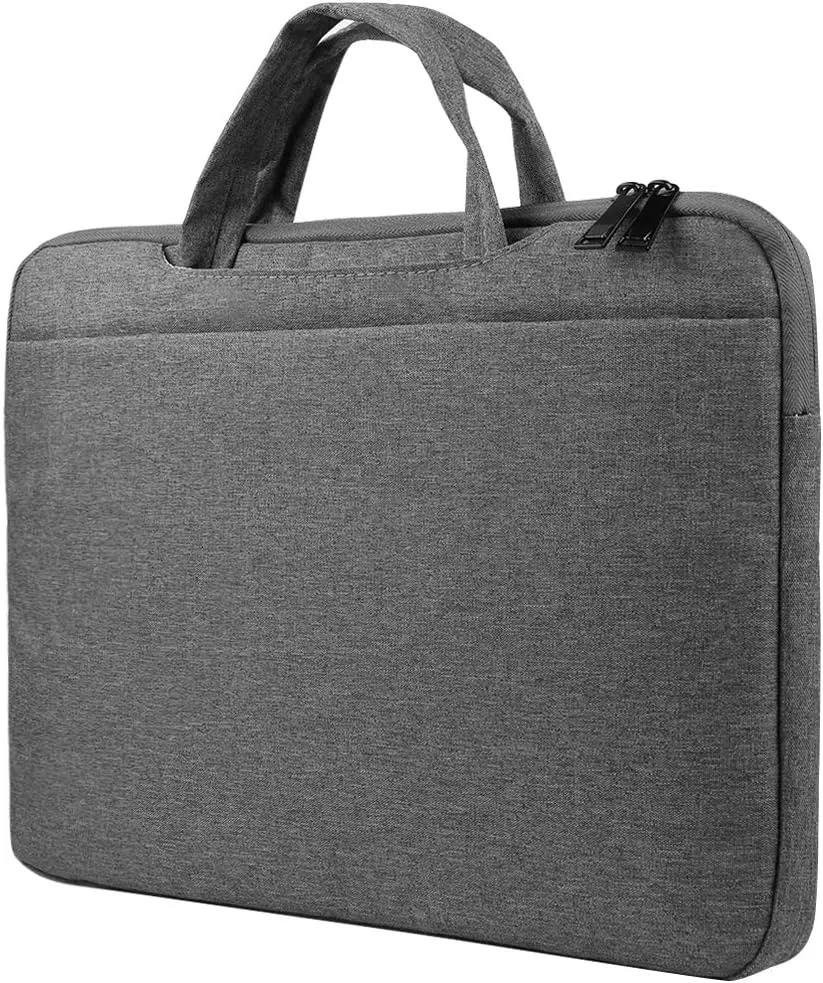 Slim Thin Lightweight 15.6 in Laptop Carrying Case Briefcase Bag for School, College, Professional Executives, Work Meetings