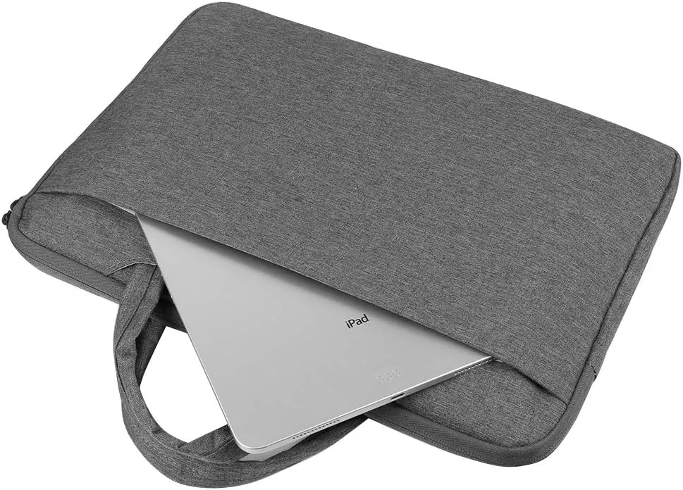 Slim Thin Lightweight 15.6 in Laptop Carrying Case Briefcase Bag for School, College, Professional Executives, Work Meetings