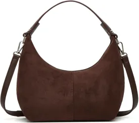Slouchy Suede Shoulder Bags For Women Retro Crossbody Bag Tote Bag Satchel Bag Winter Work Purses Crescent Bag Handbag Fall