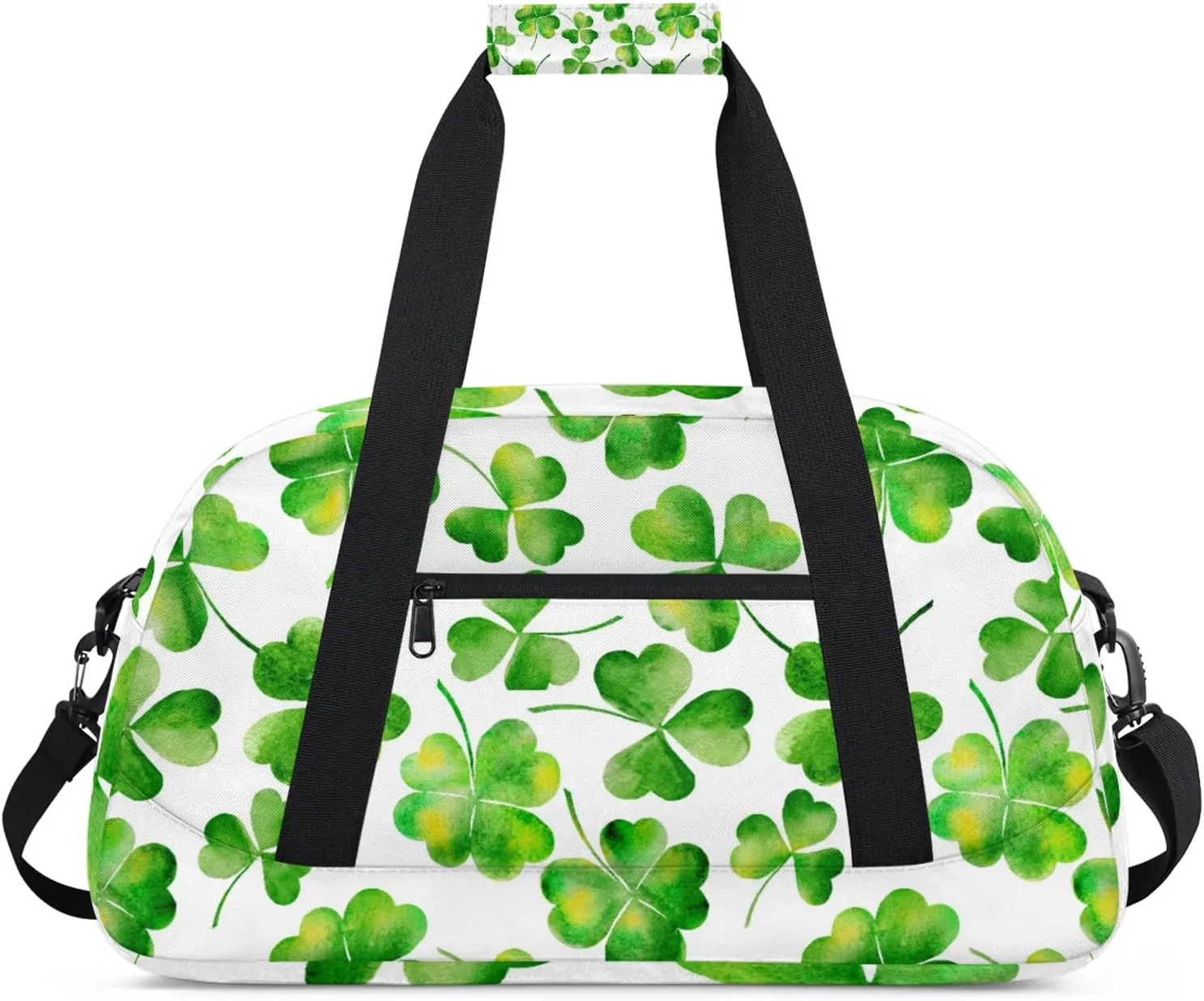 St. Patricks Day 18 inch Small Gym Bag for Women and Men, Lightweight Carry On Weekender Bag Mini Duffel Bag for Travel Sports Workout