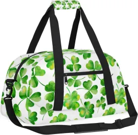 St. Patricks Day 18 inch Small Gym Bag for Women and Men, Lightweight Carry On Weekender Bag Mini Duffel Bag for Travel Sports Workout