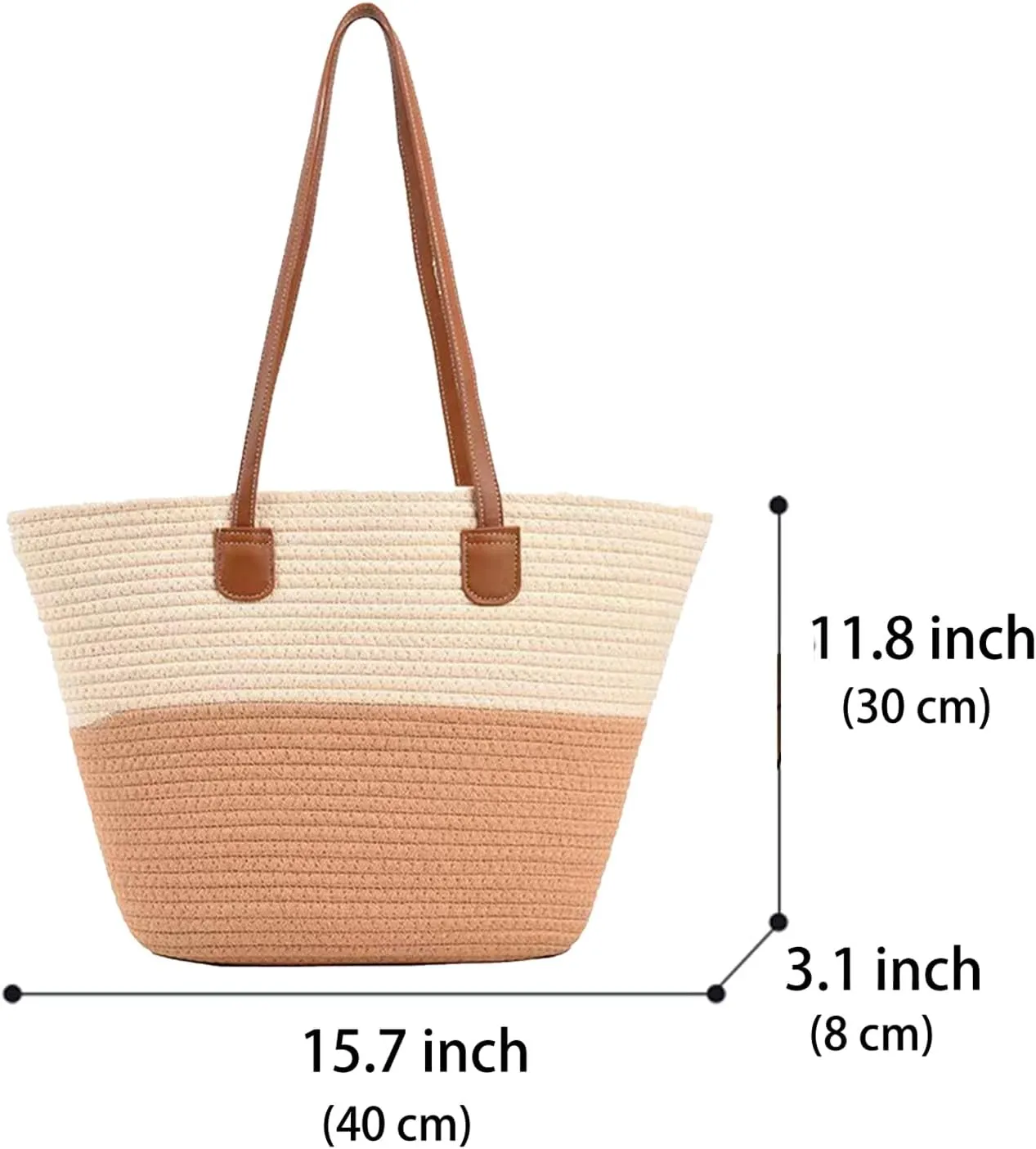 Summer Beige Cotton Knitted Shoulder Bag bags for 2025, Bohemian Hobo Crochet Beach bag Casual Designer Purse for Women