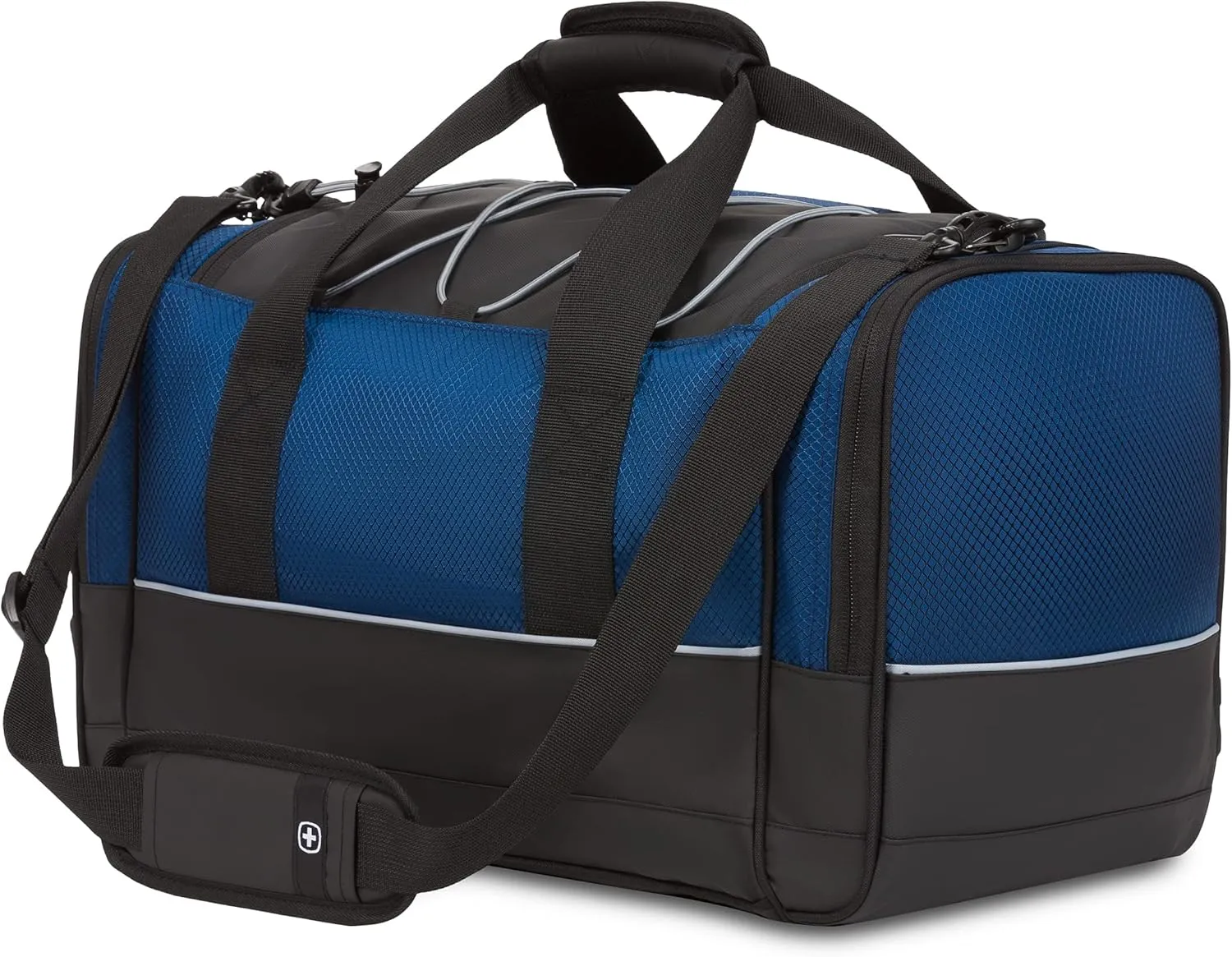 SwissGear Apex Duffle Bag for Travel and Gym with Bungee-Cord System