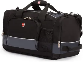 SwissGear Apex Duffle Bag for Travel and Gym with Bungee-Cord System