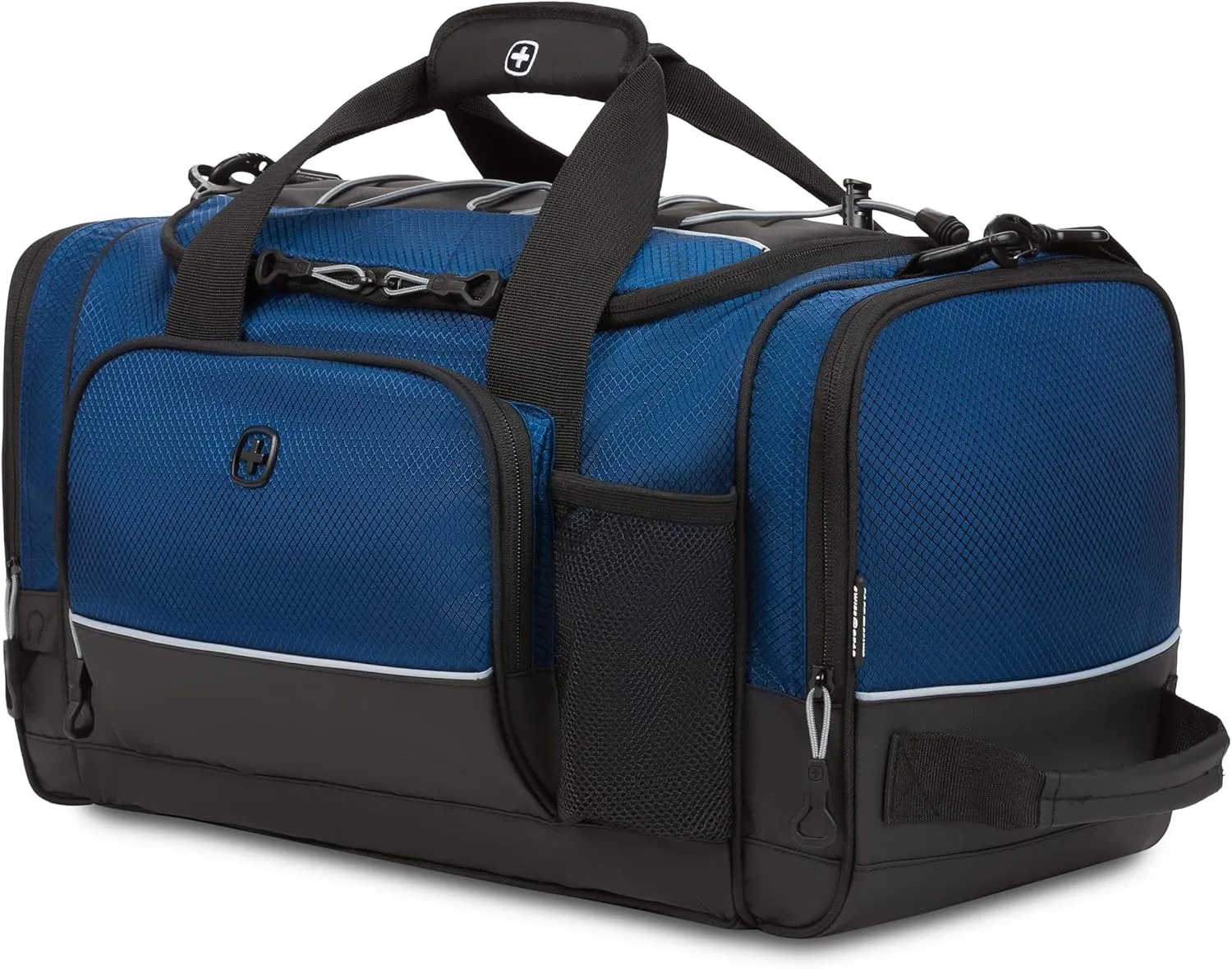 SwissGear Apex Duffle Bag for Travel and Gym with Bungee-Cord System