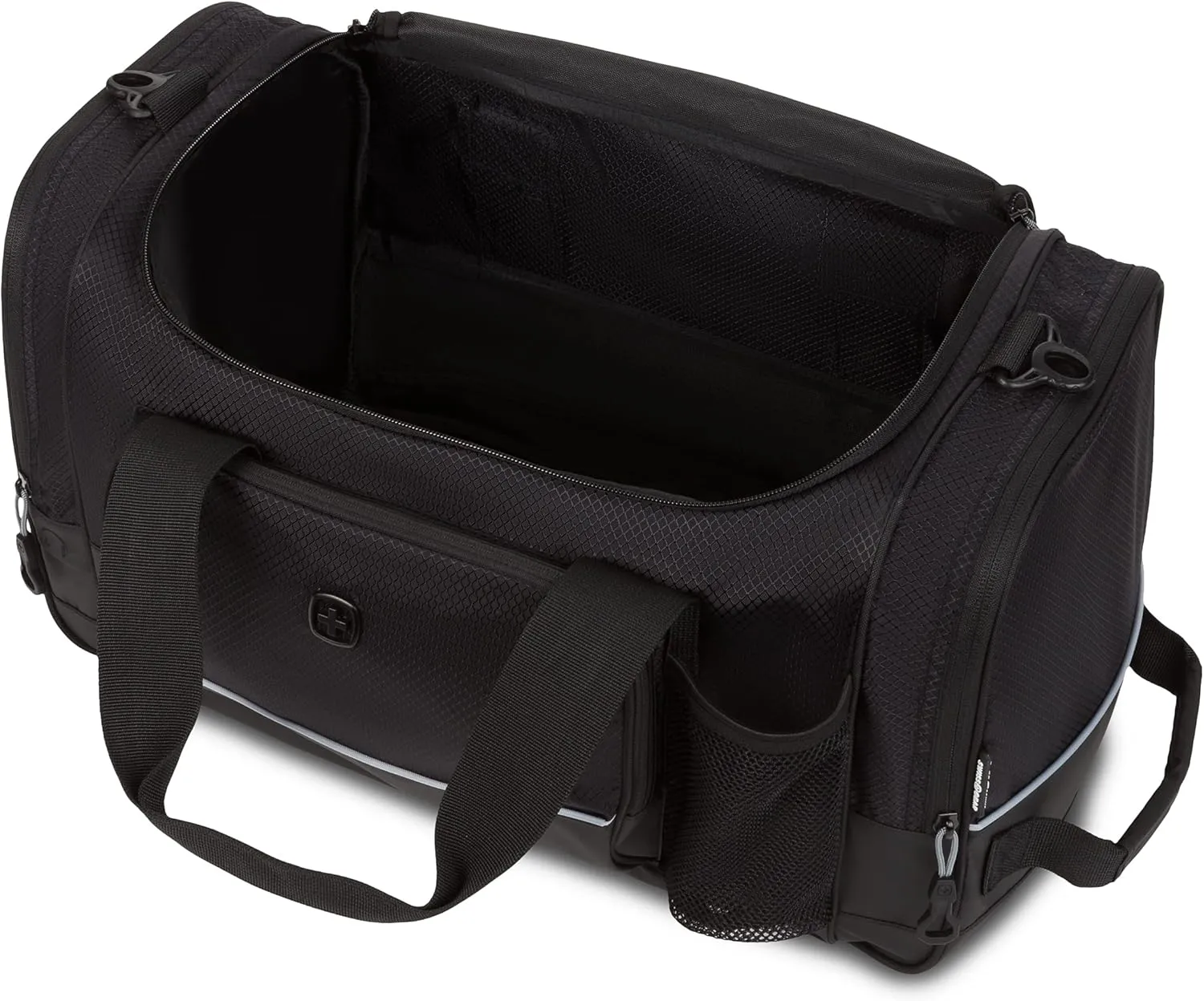 SwissGear Apex Duffle Bag for Travel and Gym with Bungee-Cord System