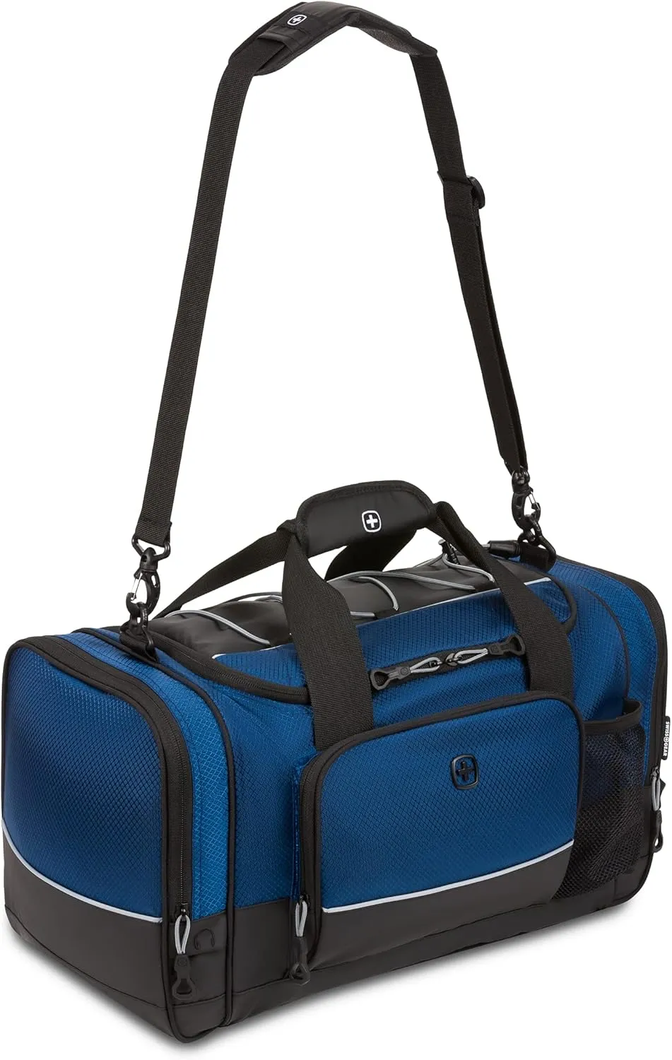 SwissGear Apex Duffle Bag for Travel and Gym with Bungee-Cord System