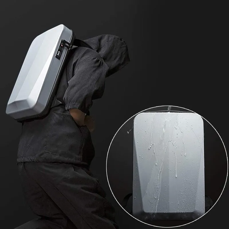 The Clownfish Medium Anti-Theft Laptop Backpack with USB Charging | Classic | M | Golden