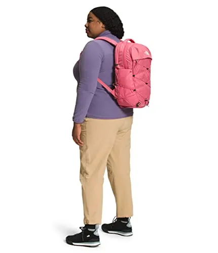 THE NORTH FACE Women's Borealis Backpack, Cosmo Pink Dark Heather/TNF White, One Size