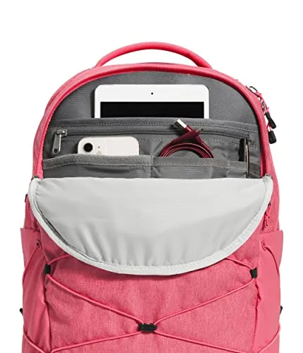 THE NORTH FACE Women's Borealis Backpack, Cosmo Pink Dark Heather/TNF White, One Size