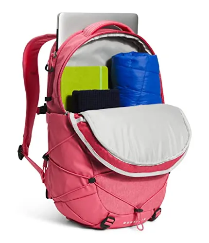 THE NORTH FACE Women's Borealis Backpack, Cosmo Pink Dark Heather/TNF White, One Size