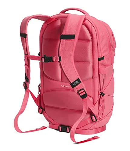 THE NORTH FACE Women's Borealis Backpack, Cosmo Pink Dark Heather/TNF White, One Size