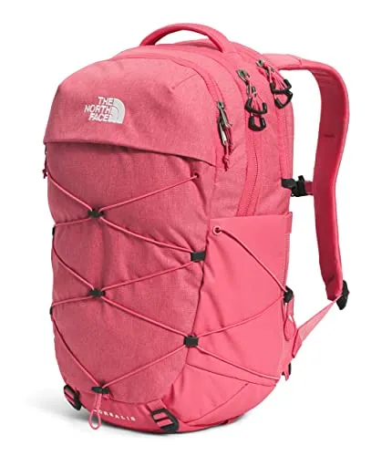 THE NORTH FACE Women's Borealis Backpack, Cosmo Pink Dark Heather/TNF White, One Size