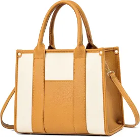 The Tote Bag Crossbody Purses for Women Shoulder Bag Handbags PU Leather Top Handle Bags with zipper