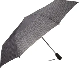 totes Titan Compact Travel Umbrella, Windproof, Waterproof, Auto Open/Close