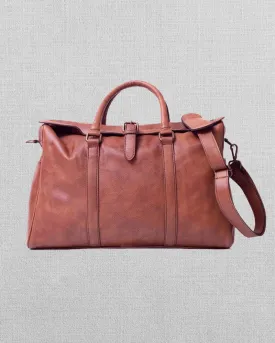 Travel Essentials Leather Travel Bag