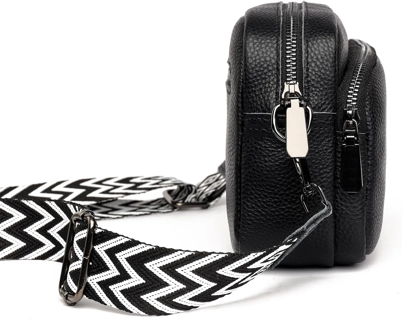 VODIU Crossbody Bags for Women Purses Handbags Leather Shoulder Bag with Guitar Strap Cross Body Bag for Woman Trendy Purse