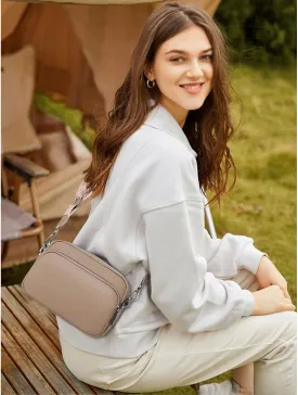 VODIU Crossbody Bags for Women Purses Handbags Leather Shoulder Bag with Guitar Strap Cross Body Bag for Woman Trendy Purse