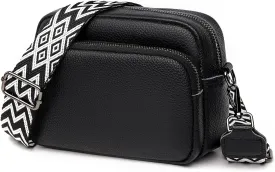 VODIU Crossbody Bags for Women Purses Handbags Leather Shoulder Bag with Guitar Strap Cross Body Bag for Woman Trendy Purse