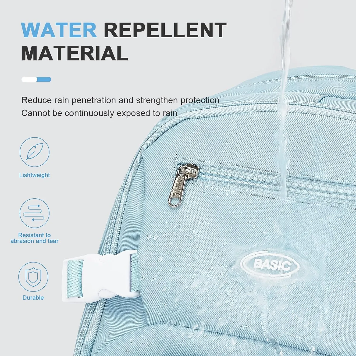 weradar Lightweight School Backpack For Women Men,Waterproof High School Bag,Casual Daypacks Backpack With Lots Of Pockets,Aesthetic College Backpack For Boys Girls(Blue)