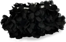 Women Elegant Evening Purse, Small Floral Clutch Bag with Detachable Chain for Wedding, Party, Prom