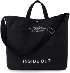 Women Large Canvas Tote Handbags Casual Shoulder Work Bag Crossbody Top Handle Bag Cross-body Handbags