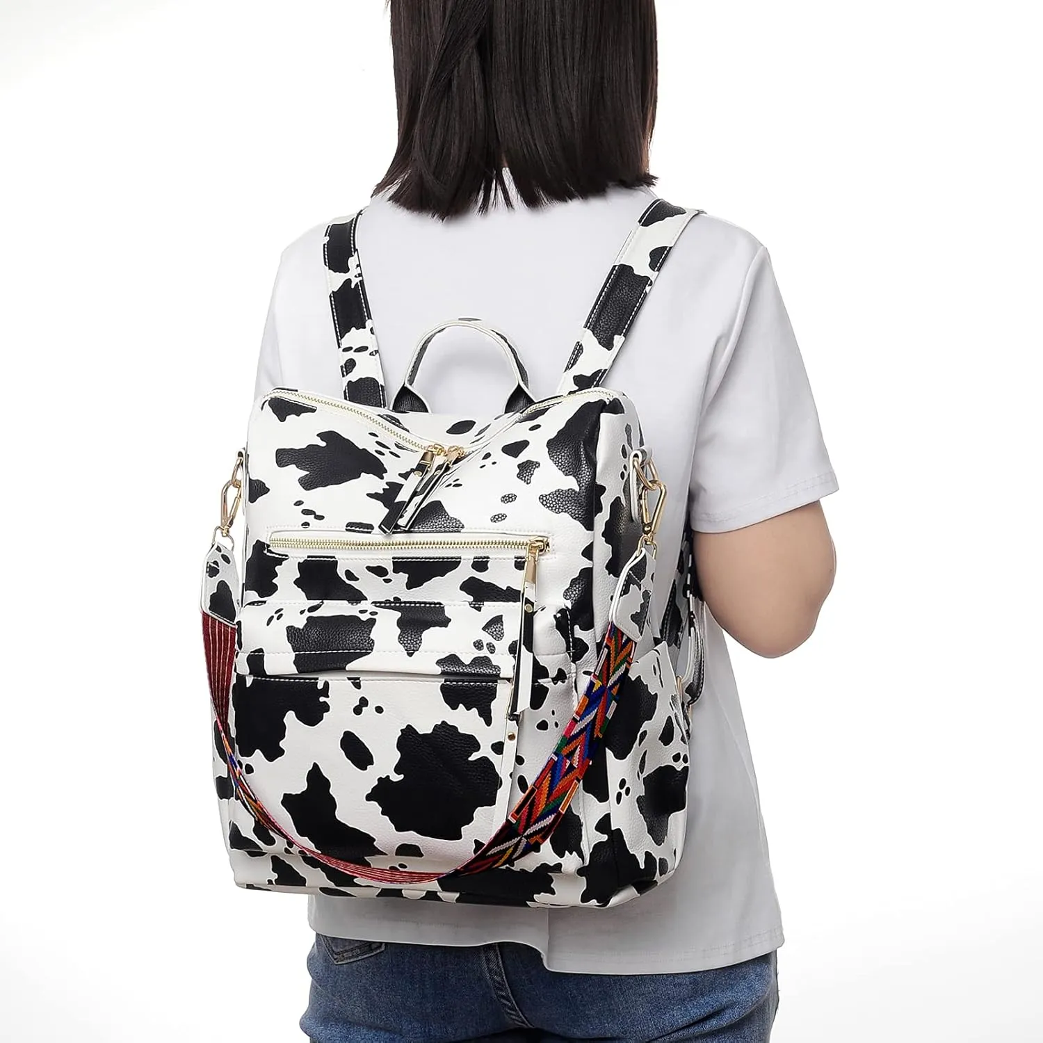 Women's Fashion Backpack Purse Multipurpose Design Convertible Satchel Handbags Shoulder Bag Travel bag