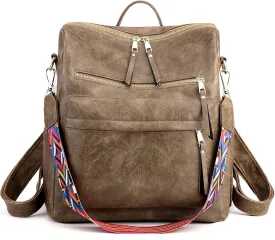 Women's Fashion Backpack Purse Multipurpose Design Convertible Satchel Handbags Shoulder Bag Travel bag