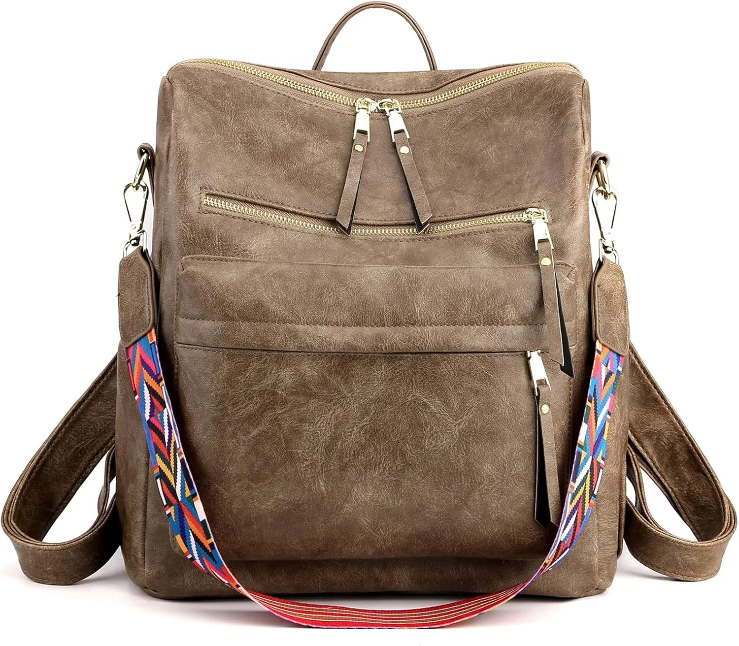 Women's Fashion Backpack Purse Multipurpose Design Convertible Satchel Handbags Shoulder Bag Travel bag