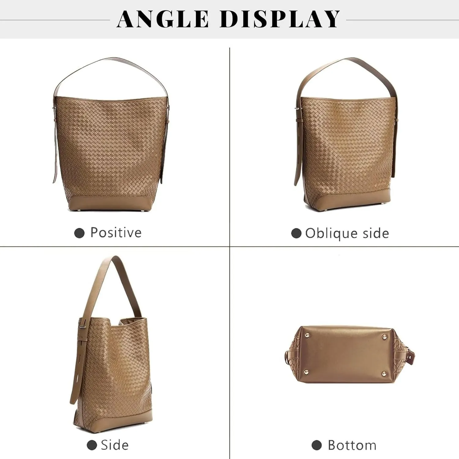 Woven Tote Bag For Women, Fashion Crossbody Shoulder Bag, Casual Top-handle Handbags, and Travel Purses Phone Bag