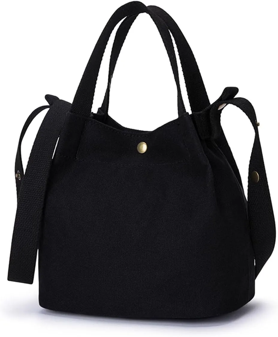 YONBEN Canvas Crossbody Bag Handbag - Small Tote Bag with Comfortable Handles - Lightweight and Stylish