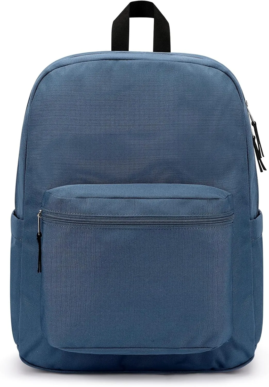 ZORFIN Basic Backpack for School Work Travel: Water Resistant Backpacks for Men and Women - Lightweight Bookbag for Girls and Boys - Navy